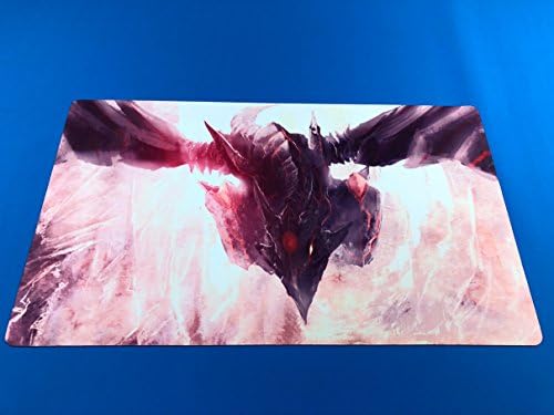 SilphCo Yugioh Playmat Red Eyes Darkness Dragon - Custom YuGiOh MTG Mousemat Playmat