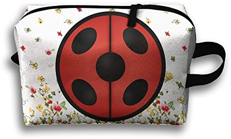 Miraculous Ladybug Travel Bag Cosmetic Bags Portable Makeup Bag Zipper Wallet Hangbag Pen Organizer Carry Case