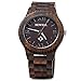 Bewell W065A Lightweight Vintage Wooden Men Quartz Luminous Pointers Watch