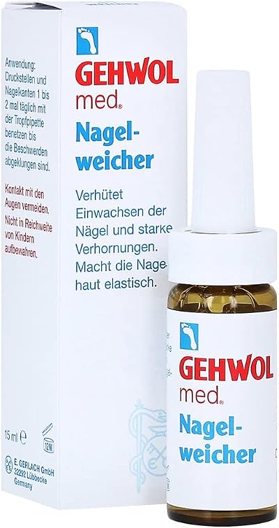 Gehwol 1040401 Medium Nail Softener 15ml Ingrown Nails Calluses Cuticles