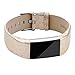 POY Replacement Bands Compatible for Fitbit Charge 2, Genuine Leather Wristbands