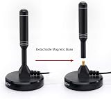 LEADSIGN 2025 Indoor TV Aerial High Gain 300+ Miles Magnetic Base 6.6ft Cable view 4