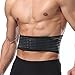 HURMES Lumbar Support Belt Back Brace - Adjustable Lower Back Brace with Removable Fever Pads(2pcs) - Self-Heating Magnetic Therapy for Back Pain Relief, Herniated Disc, Scoliosis (Black, M)