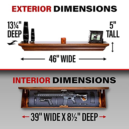 Tactical Traps Freedom 52R Concealment Shelf with Trap Door RFID Lock