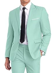2 Piece Casual Mens Suit Slim Fit Wedding Dress