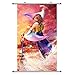 KINGS ZW A Wide Variety of Final Fantasy X FF10 Game Characters Wall Scroll Hanging Decor (Yuna 1)