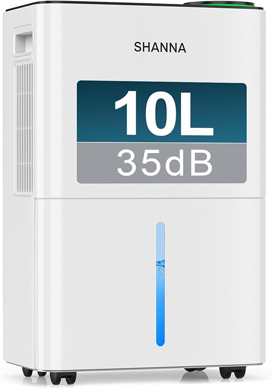 Deshumidificador 10L Para Hogar, Hasta 30m², Con Apagado Automático. Ideal Para Baños, Dormitorios Y Sótanos. Refrigerante R290. Cambio Gratuito En 1 Año Y Garantía De 10 Años. — foto 1 de 7