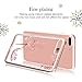 iPhone 7 Plus Case from Kingxbar ,Bling Diamond Crystals from SWAROVSKI Element Hard PC Transparent Sparkly Case Cover for Apple iPhone 7 Plus (5.5 Inch) (Shoe-Rose)