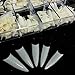 BeYou Natural Long Stiletto 500pcs Artificial Fake Nail Tips With Clear Plastic Case,10 Sizes 28510 For Nail Salon Nail Shop