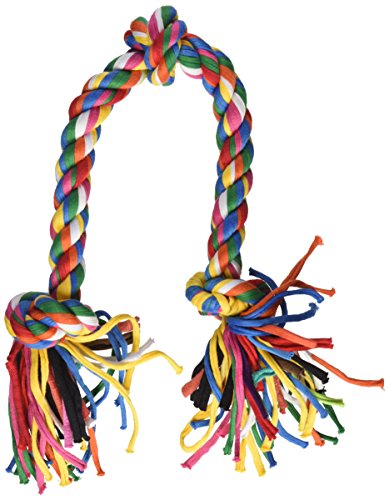 Mammoth20-Inch Cloth 3-Knot Rope Tug, Medium, Assorted colors