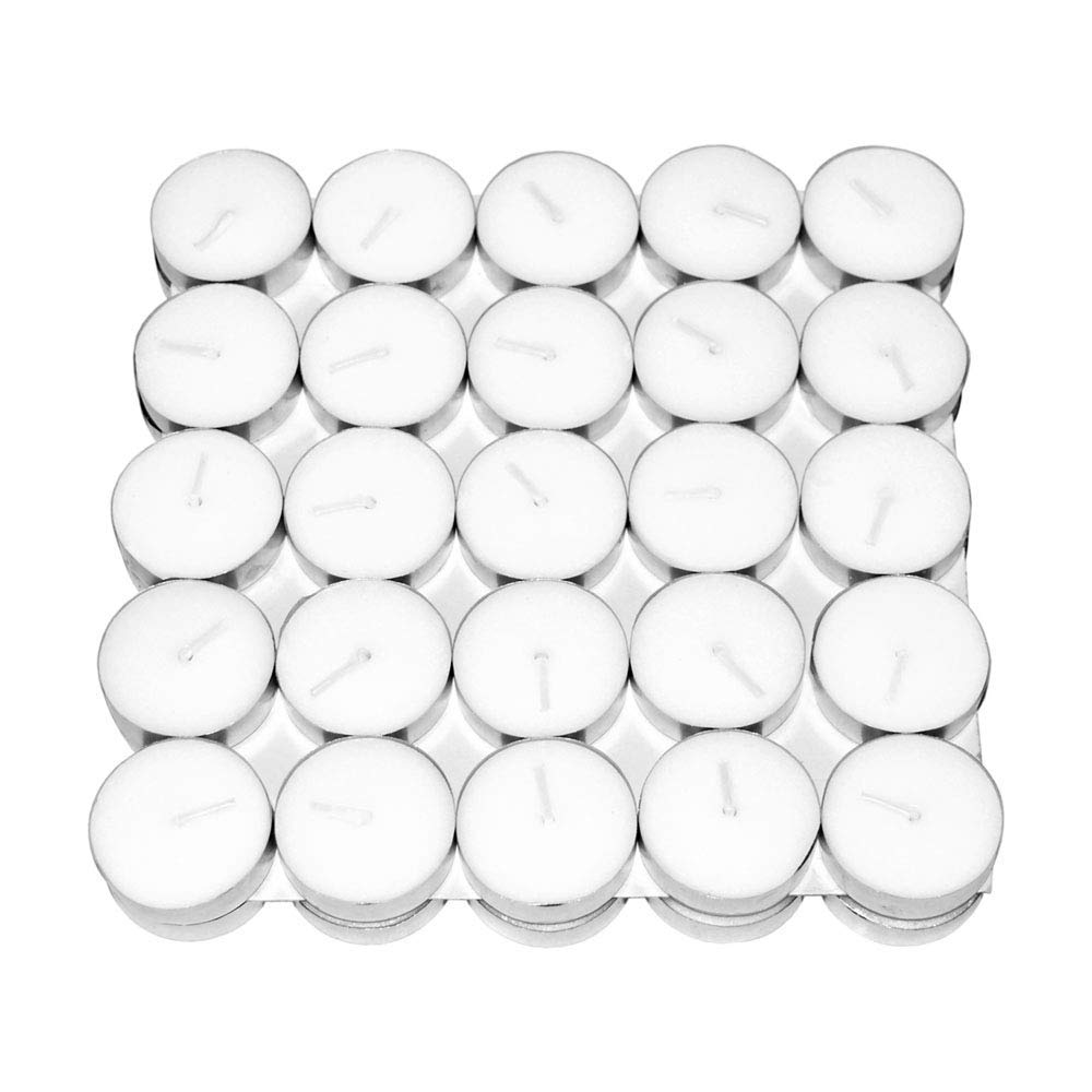 Buy HomeEra Wax Tealight Smokeless Candles (Set of 50, 14 Grams, White