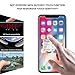 Nobelbird Screen Protector Compatible for iPhone X Tempered Glass Screen Protector Anti-Scratch with 9H Hardness Bubble Free (iPhone X)