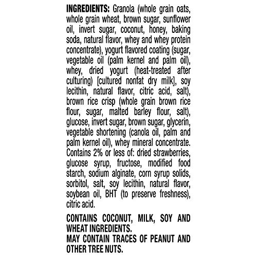 Quaker Chewy Yogurt Granola Bar, Strawberry 5 Count (Pack of 1) Pricepulse