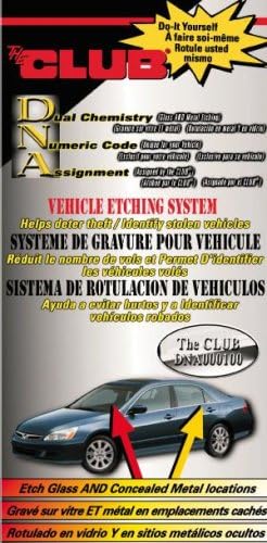 The Club 489 DNA Vehicle Identification Etching System