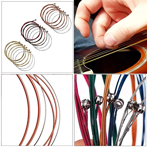 image for Pinowu Acoustic Guitar Strings Changing Kit (44pcs) - Guitar Tool Kit 
