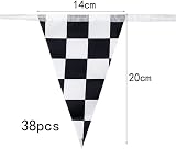 Nuoshen 10 Meters Racing Flags Black White Checkered Flag Banner view 3