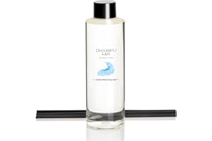 Chloefu LAN Ocean Mist & Sea Salt Scented Oil Diffuser Refill 6.76 fl oz Natural Scented Oil - Best for Aromatherapy, SPA and Home, 0% Alcohol, Fresh and Invigorating