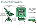 TREKOLOGY YIZI GO Portable Camping Chair - Compact Ultralight Folding Backpacking Chairs, Small Collapsible Foldable Packable Lightweight Backpack Chair in a Bag for Outdoor, Camp, Picnic, Hiking