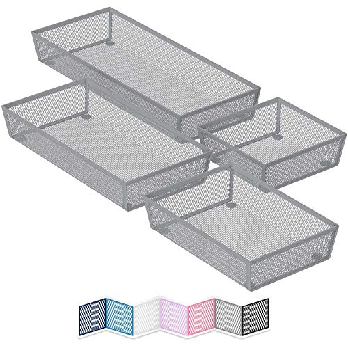 NEATERIZE Storage Bins for Closet Organization 4 Multipurpose Storage
