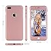 iPhone 7 Plus case, VPR 2 in 1 Ultra Thin Full Body Protection Hard Premium Luxury Cover [Slim Fit] Shock Absorption Skid-Proof PC case for Apple iPhone7 Plus (5.7inch) (Rosegold)
