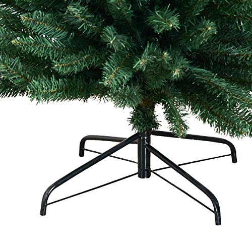 Goplus Artificial Pencil Christmas Tree PVC Slim Tree w/Sturdy Metal