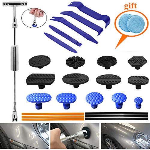 GLISTON Auto Dent Puller Removal, Paintless Dent Repair Kit, Slide