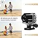 Underwater Action camera 4K 16MP HD Wi-Fi 2.0 Inch LCD Display Waterproof Sport Camera Diving Helmet Cemera 170°Ultra Wide-Angle 2 1050mAh Batteries 20 Accessories Kits