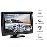 5 Inch Car Rear View Monitor - GOGO ROADLESS 2 Video Input Vehicle Backup Monitor for VCD/DVD / GPS/Car Reverse Camera/Truck//Trailer