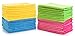 SIMPLI-MAGIC Microfiber Cloths, Pack of 36, Yellow, 36 Pack