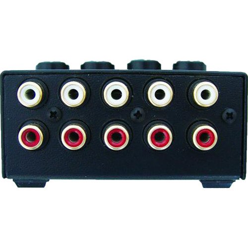 Rolls MX42 4-Channel Passive Mini Stereo Mixer with 2 RCA Male to 2 RCA Male Dual Audio Cable 3' - Thumbnail 3