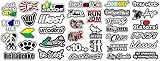 OwnTheAvenue JDM 35 CAR Sticker Decal MEGA Pack LOT Tuner Low Funny JDM Boost (MegaOS)
