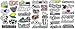 OwnTheAvenue JDM 35 CAR Sticker Decal MEGA Pack LOT Tuner Low Funny JDM Boost (MegaOS)