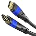 KabelDirekt – 4K DisplayPort Cable – 20ft – DP Cable, Developed in Germany (Display Port Monitor Cable for PC/Laptop and Monitor at 4K@60Hz, Gaming at 144Hz, Surround with Dolby Audio, Black)