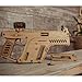 Assault Rifle Gun Wooden Model - Toy Gun, Guns for Kids - 3D Wooden Puzzle Mechanical Model to Build, Wooden Toys, Brain Teaser for Kids and Adults