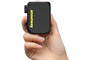 anoutway Rechargeable Bike Pump,Mini Portable Bike Tire Pump,Auto Shut-Off,MAX 150 PSI Electric Bicycle Pump for Schrader & Presta Valve AT1