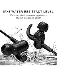 Picun Auriculares Bluetooth 10 Hrs Playtime IPX6 Impermeable Inalámbricos Auriculares Magnéticos CSR Estéreo Bluetooth Deportes Auriculares con Reducción de Ruido HD Micrófono Auriculares Inalambricos para Entrenamiento Gimnasio (Negro)