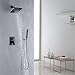Shower Fixtures Oil rubbed bronze ALL Metal Rainfall Shower Faucet High Pressure with Valve Handheld Shower