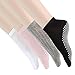Yoga Socks Non Slip Skid Pilates Ballet Barre with Grips for Women Men 4 Pack by Cooque