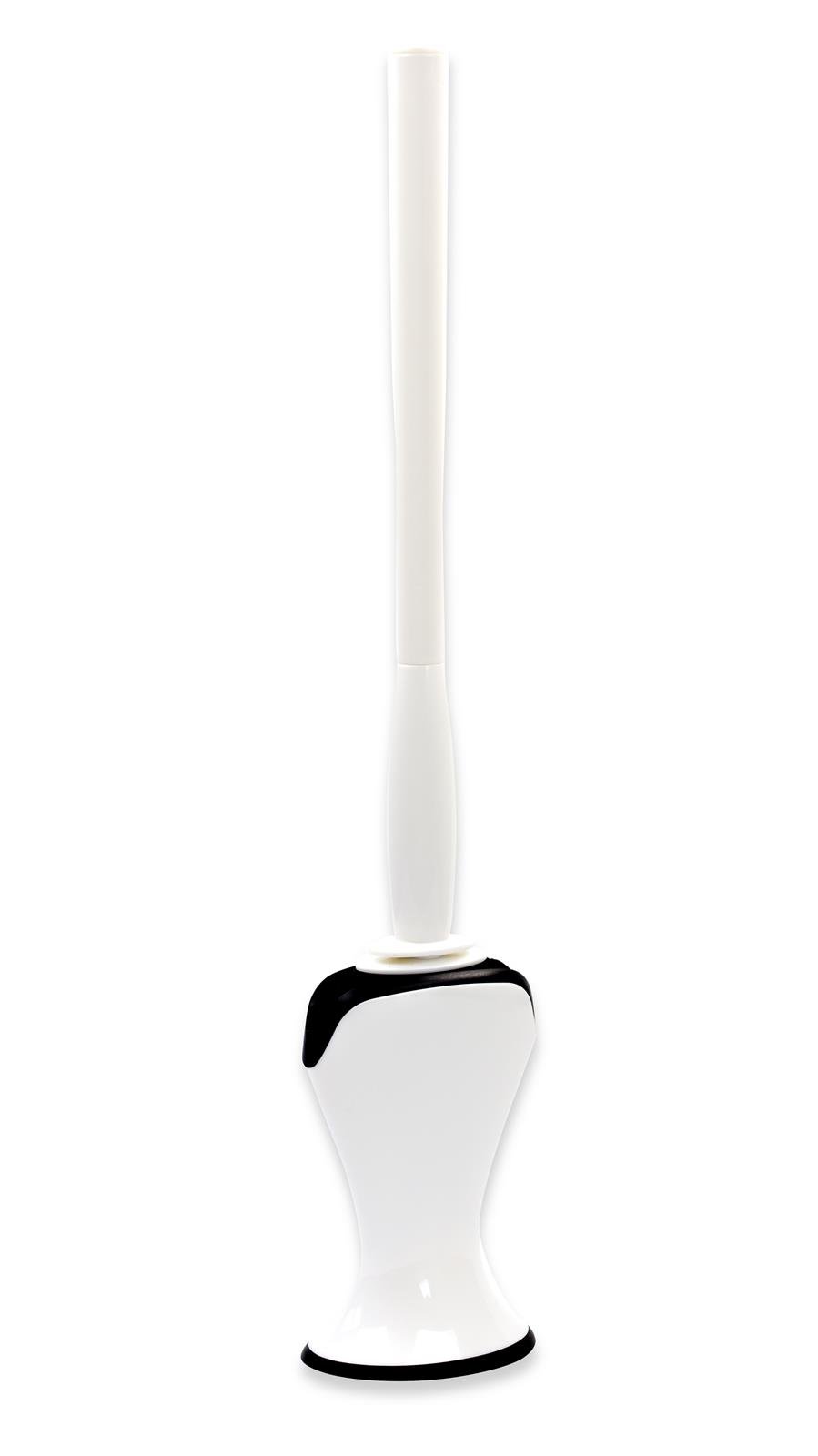 WcWunder antibacterial toilet cleaning "brush" without bristles, white incl.Floor holder, white.