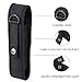 2 Pcs Flashlight Holster Pouch Holder Flash Light Belt Pouch Carry Case for 5
