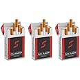 STEP Full Flavor Red Herbal Cigarettes - Tobacco & Nicotine Free - Tastes Like a Real Cigarette (3 Boxes = 60ct)