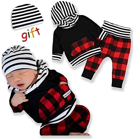 Baby Girls Long Sleeve Flowers Hoodie Tops and Pants Outfit with Kangaroo Pocket Headband