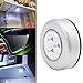 ledmomo 6pcs Stick-On LED Push Light Battery Powered 3-LED Night Lamp for Closets, Cabinets, Counters (White Light)