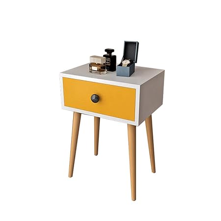 Bedside Table Solid Wood Leg Locker Japanese Style Chest Of
