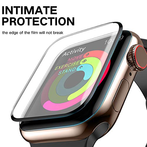 Apple Watch Screen Protector,[2 Pack] Compatible with Series 3/2/1 3D Tempered Glass HD Clear 99% Max Coverage Anti-Bubble Scratch Resistant iWatch Screen Protector 42mm - Thumbnail 3