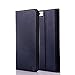 Nouske iPhone 6 Plus/6s Plus 5.5 inch Flip Folio Wallet Stand up Credit Card Holder Leather Case Cover Holster/Magnetic Closure/TPU bumper/360 Full Body Protection, Navy Blue