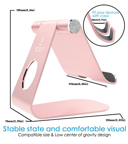 2 Tablet+Stand+Adjustable+Lamicall+Reader
