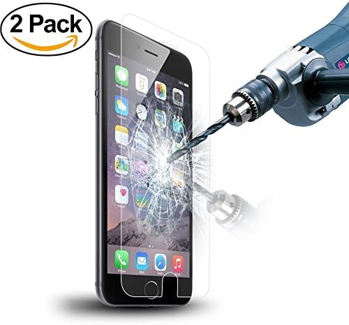 iPhone 7 Screen Protector, SOOYO(TM) Premium Tempered Glass Screen Protector (2.5D Round Edge/99% Clarity/Shatter-Proof/Bubble Free) for Apple iPhone 7,4.7 Inch (2016)-[2Pack]