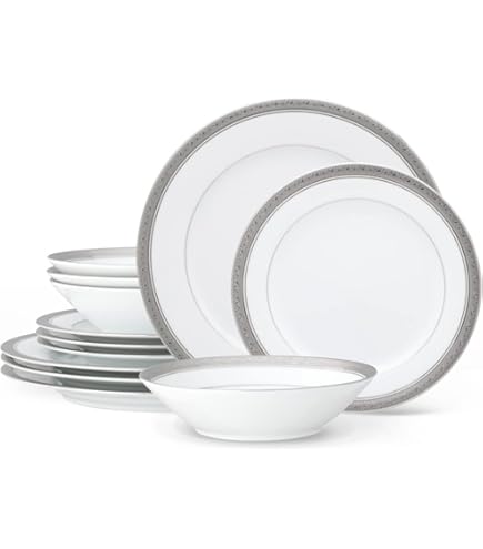 Amazon.com | Noritake Spectrum 12-Piece Dinnerware Set, Service