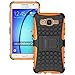 Galaxy On5 Case, OEAGO Samsung Galaxy On5 Case [Shockproof] [Impact Protection] Tough Rugged Dual Layer Protective Case with Kickstand for Samsung Galaxy On5 - Orange